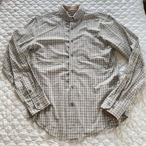 Betabrand Button Down Shirt Size Small Organic Cotton